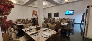 Pool bar and restaurant at Ridge Condos, Kumasi