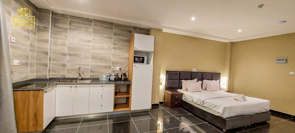 Standard Delux Mini Boss apartment interior at Ridge Condos