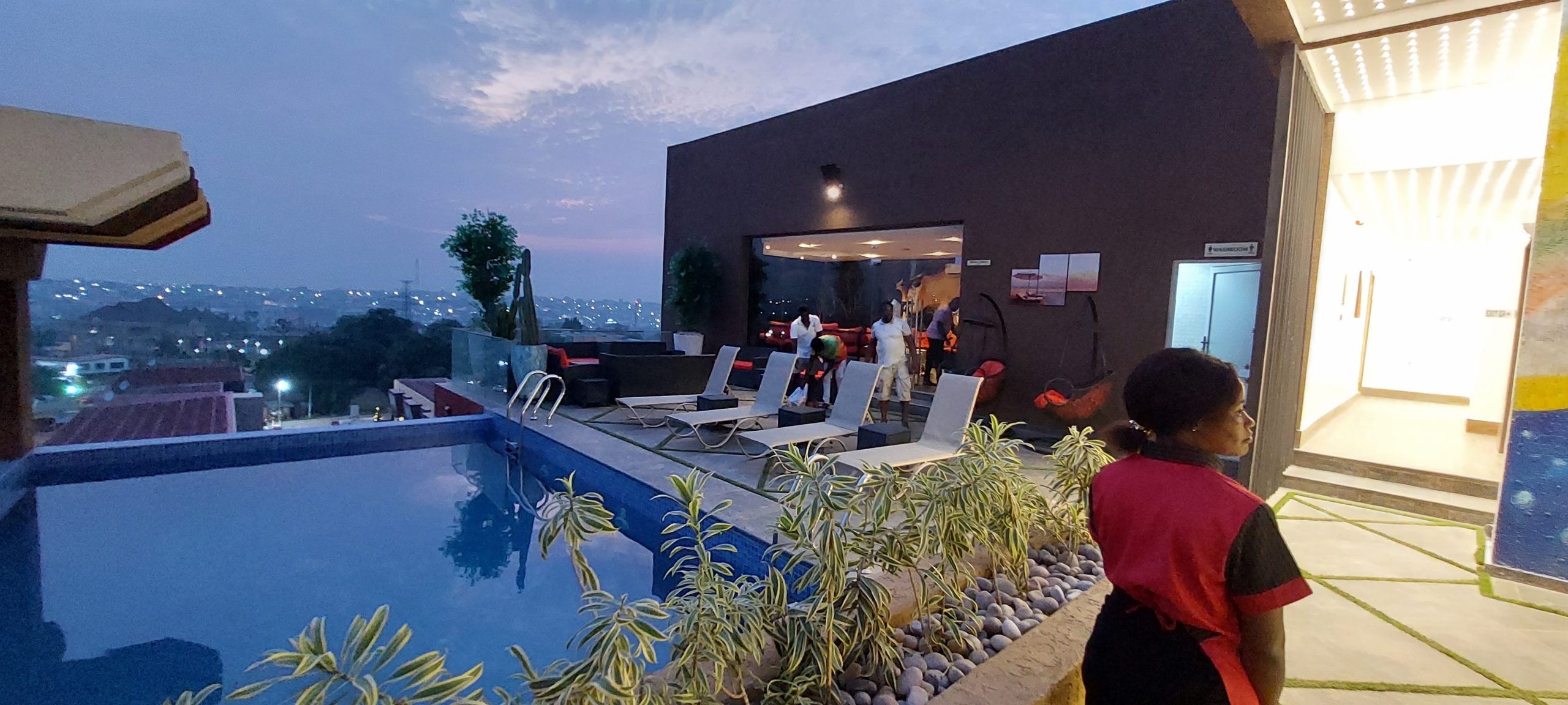 Swimming pool at Ridge Condos, Kumasi