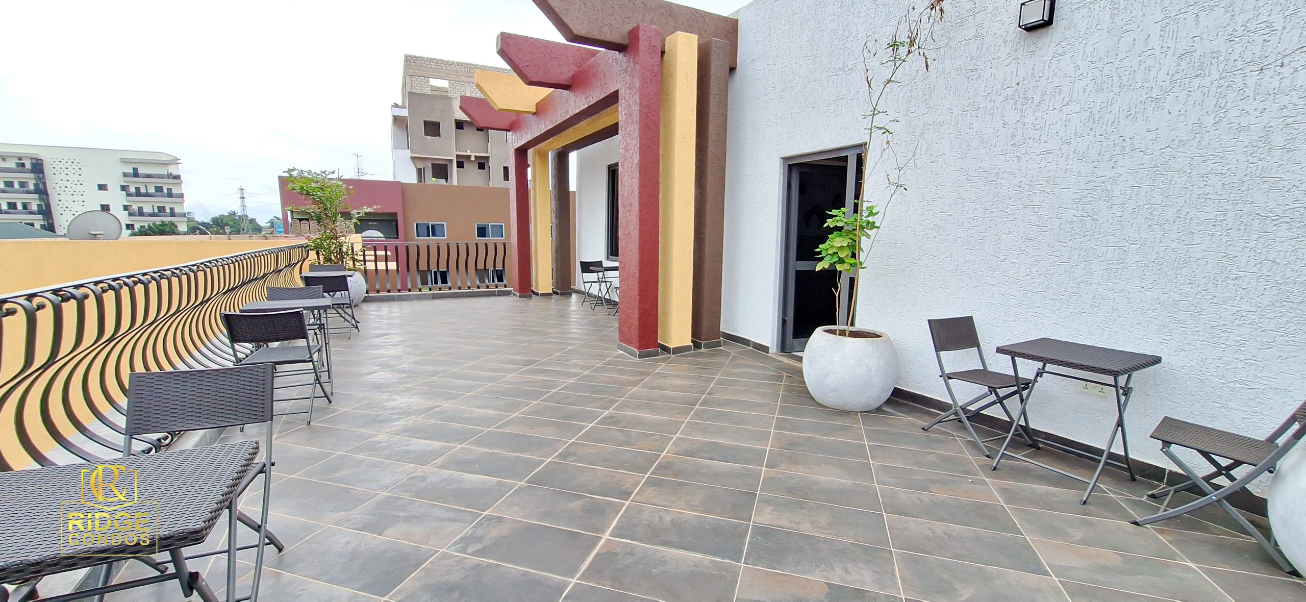 Superior condo with kitchenette and private balcony, Ridge Condos Kumasi