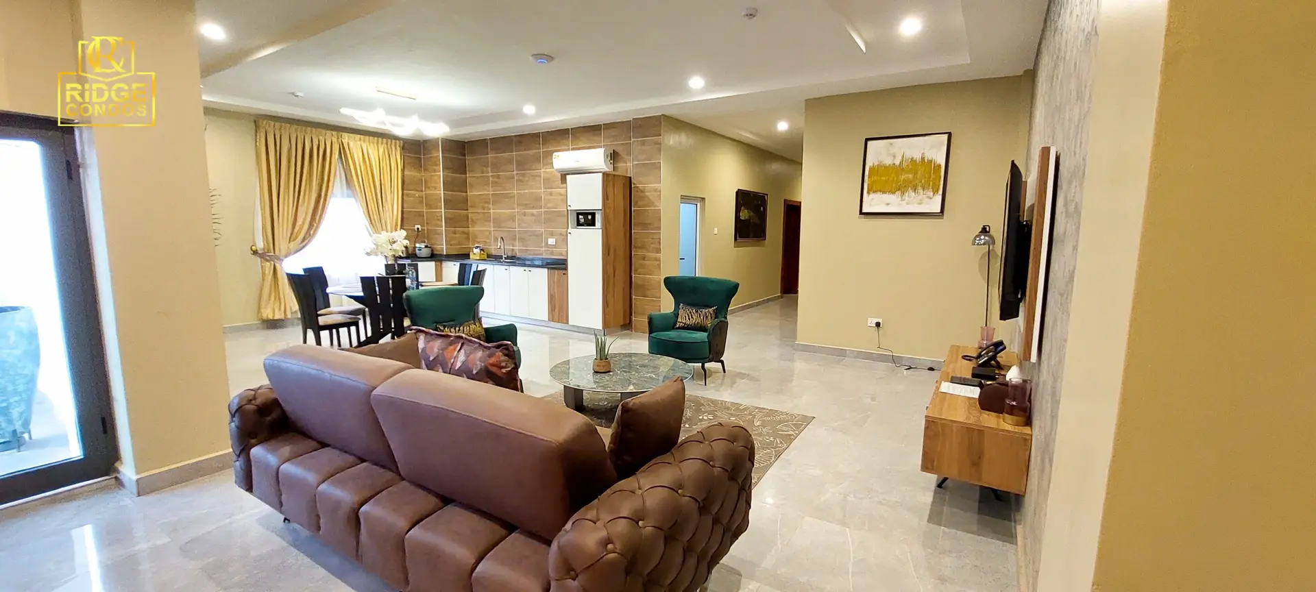 Two bedroom boss apartment interior, Ridge Condos Kumasi