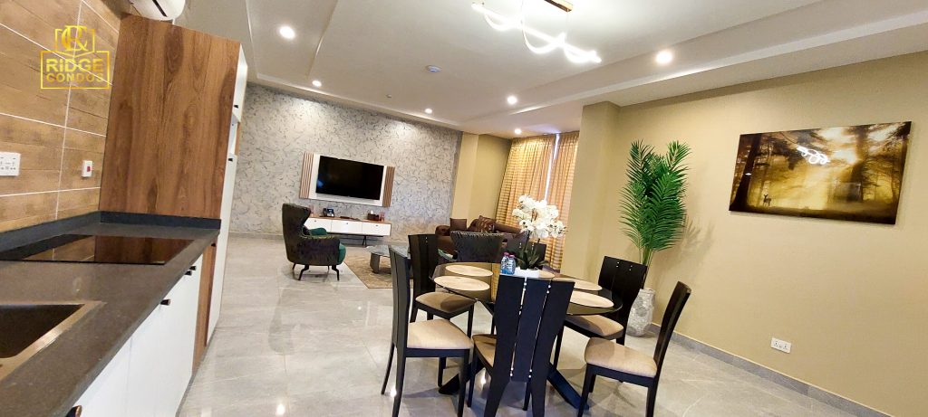 Two bedroom boss apartment interior at Ridge Condos, Kumasi