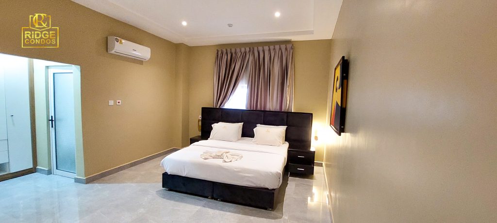 Two bedroom boss apartment interior at Ridge Condos, Kumasi