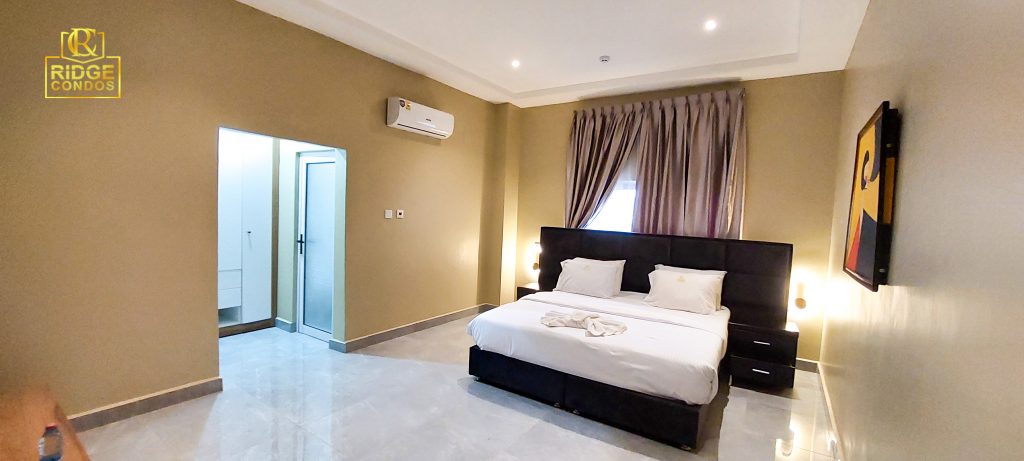 Two bedroom boss apartment interior at Ridge Condos, Kumasi