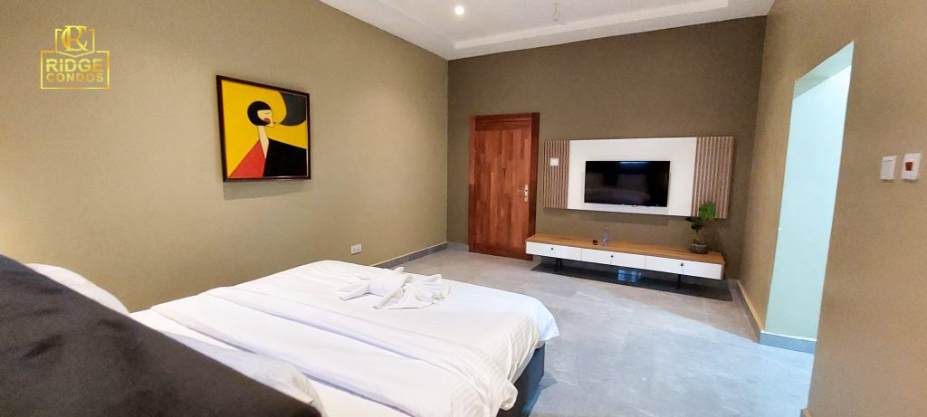 Two bedroom boss apartment interior at Ridge Condos, Kumasi